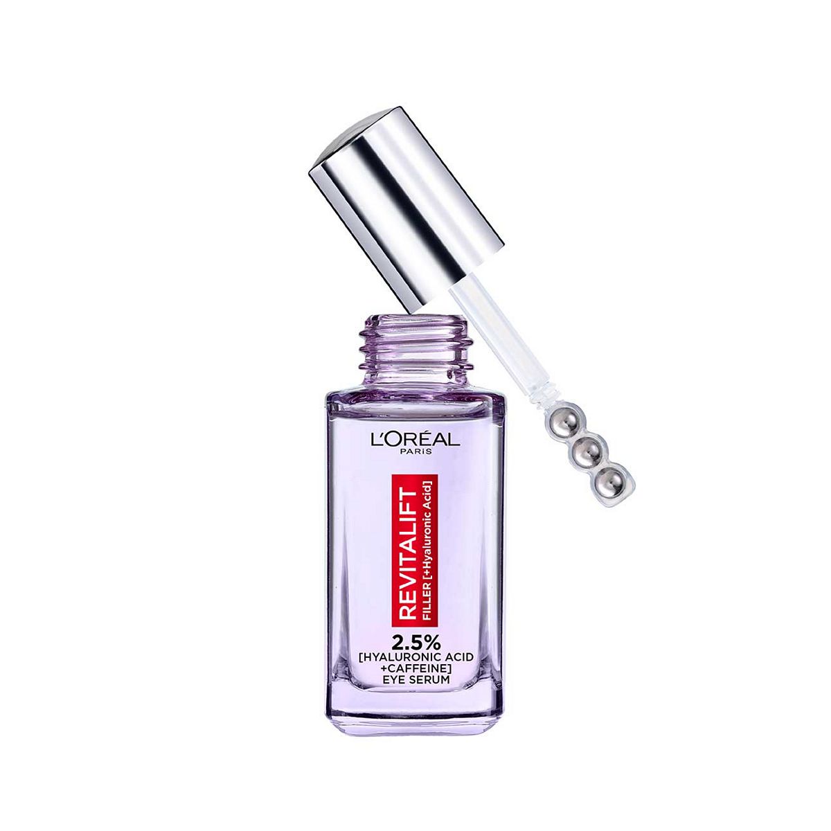 L'Oréal Paris 2.5% Hyaluronic Acid and Caffeine Eye Serum, Revitalift Filler Eye Serum – 20ml GOODS Boots   