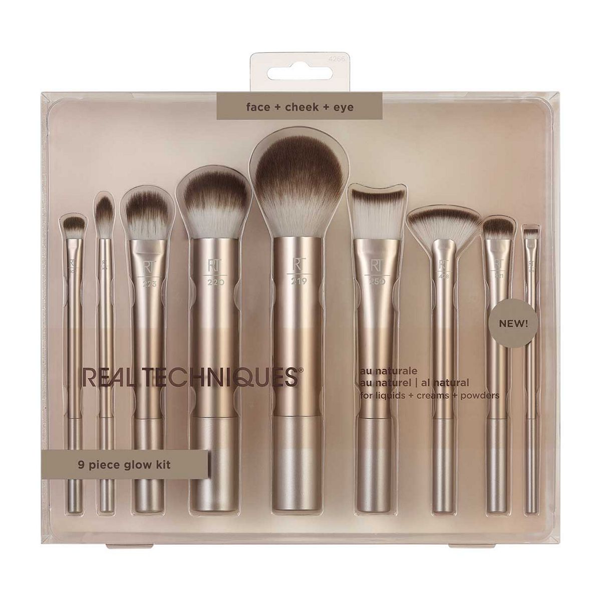 Real Techniques Au Naturale Brush Kit- 9 Piece Set GOODS Boots   