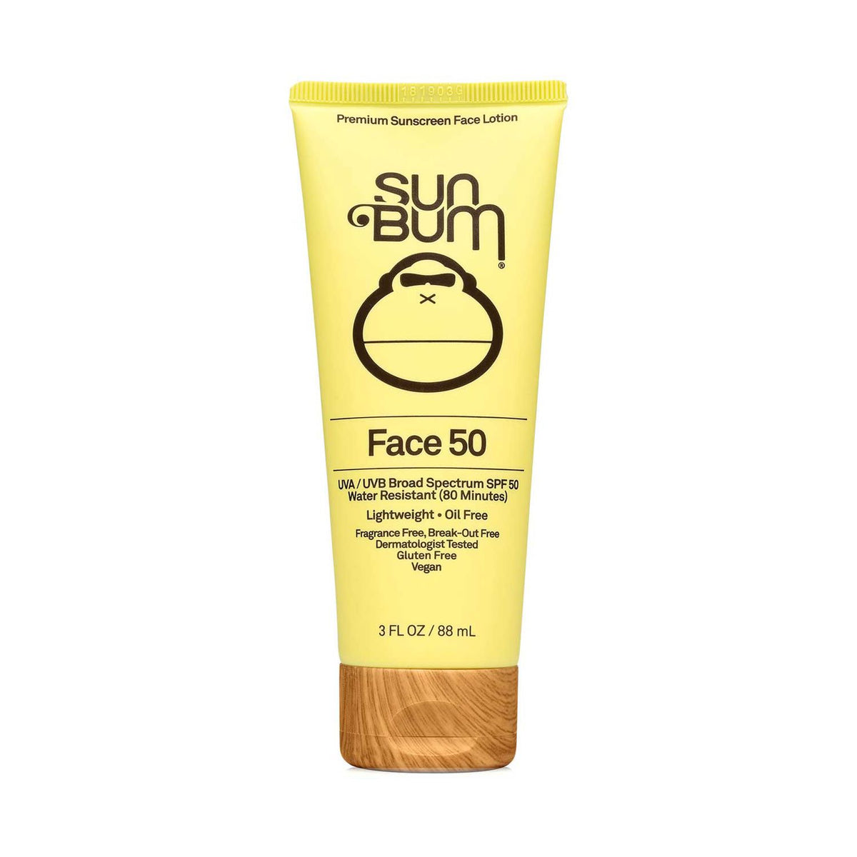 Sun Bum face sunscreen SPF 50 88ml, imported from the UK