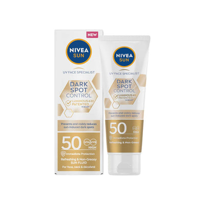 Boots NIVEA SUN Luminous 630 Sun Fluid SPF50 40ml- Buy online at McGrocer