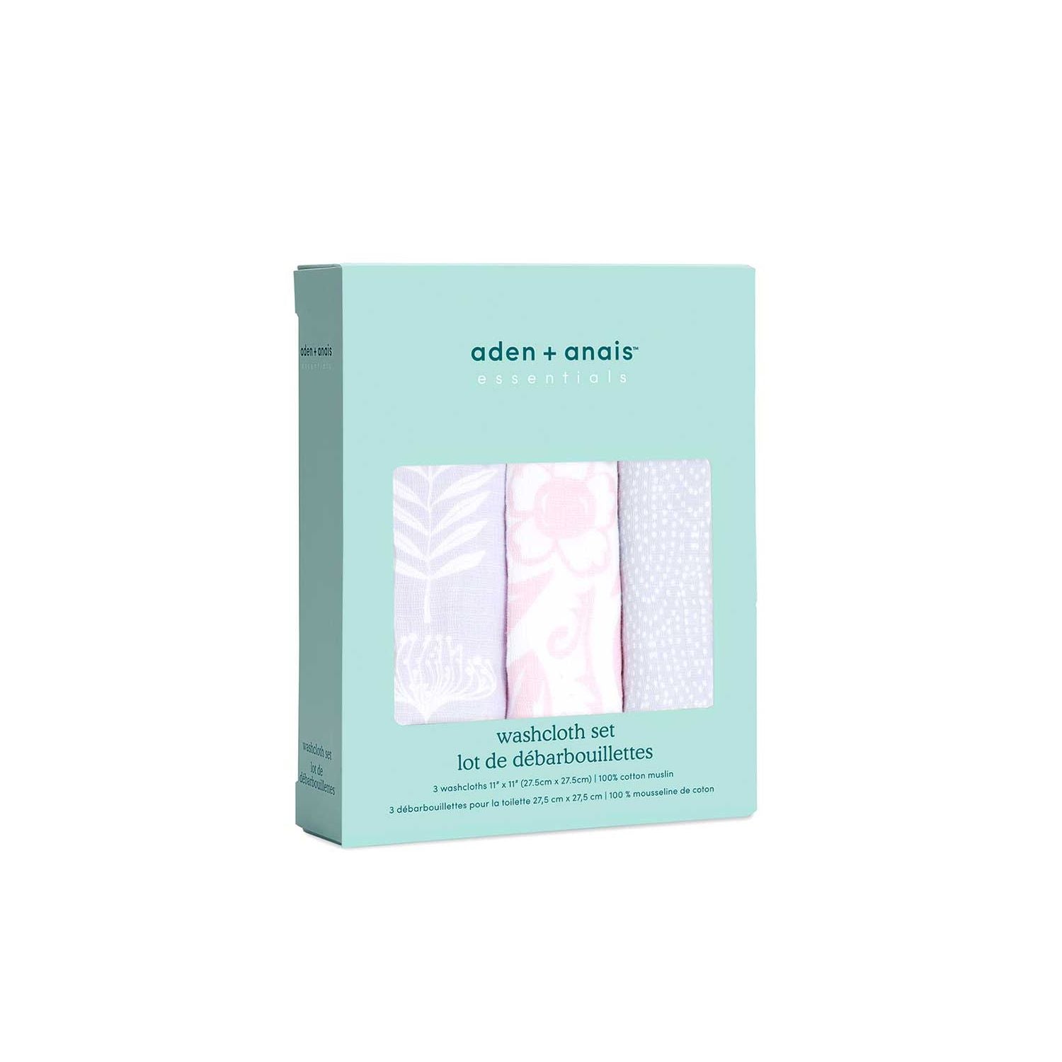 aden anais washcloth 3-pack damsel - British product