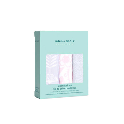 Boots aden + anais Essentials 3 Pack Cotton Muslin Washcloth - Damsel- Buy online at McGrocer