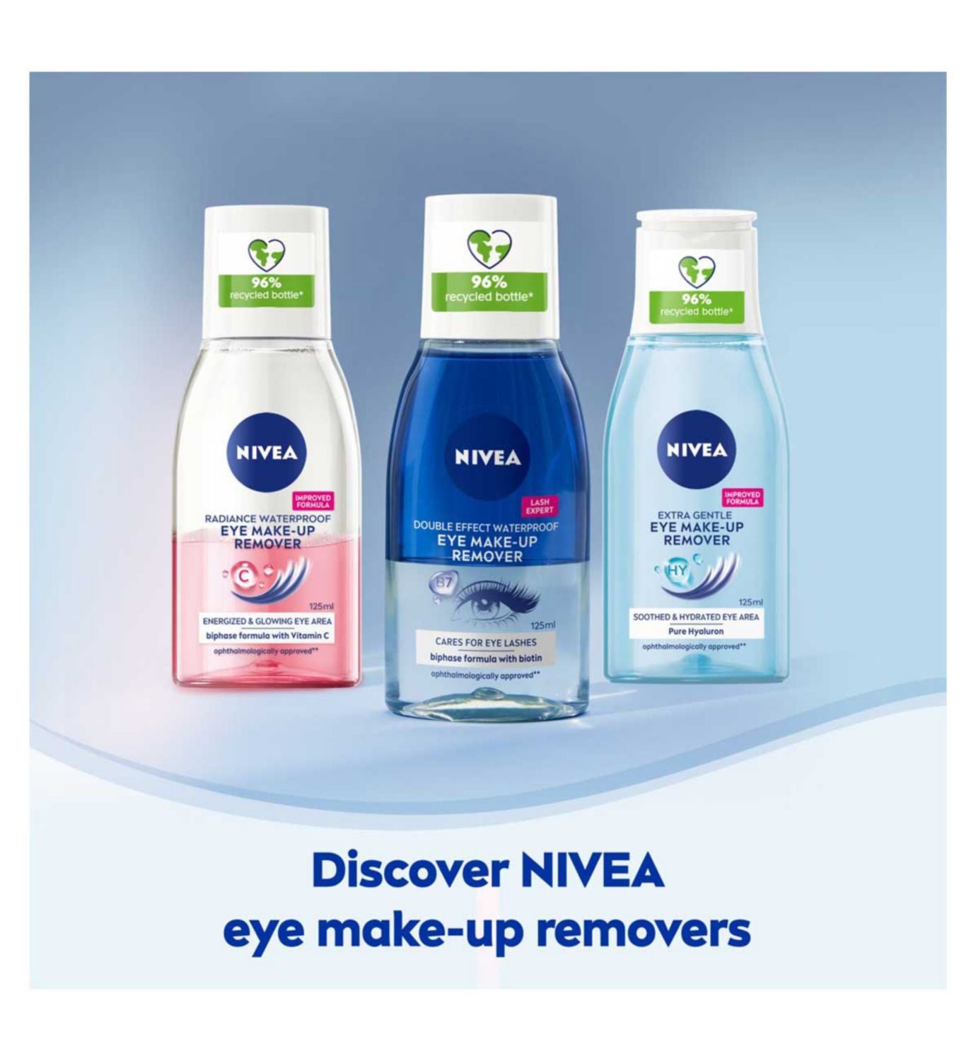 NIVEA Double Effect Eye Make-Up Remover 125ml - British product