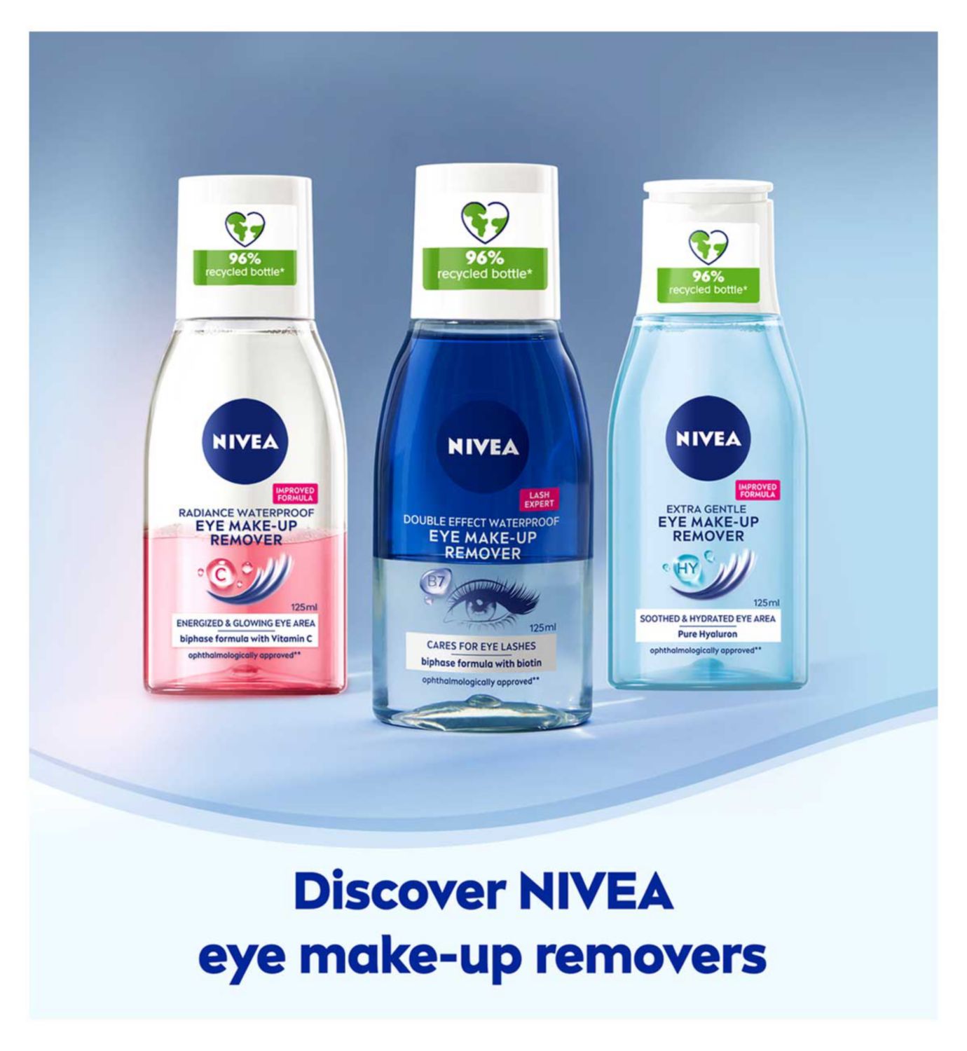 NIVEA Double Effect Eye Make-Up Remover 125ml - British product