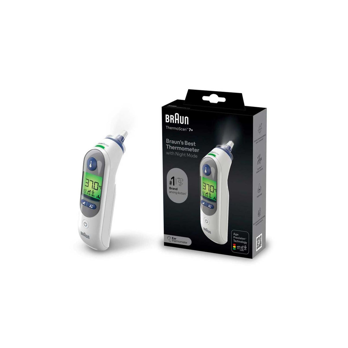 Braun ThermoScan 7+ Ear Thermometer - British product