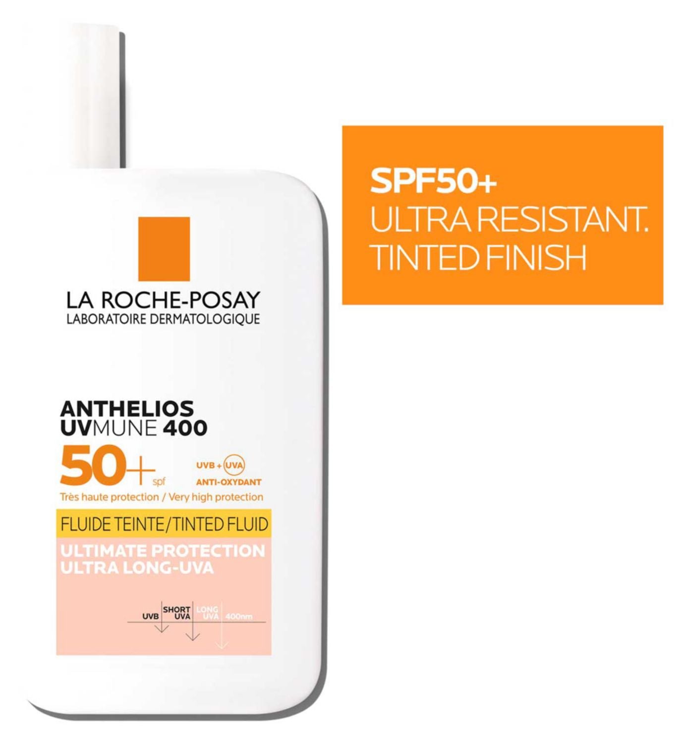 La Roche-Posay Anthelios UVMUNE 400 tinted fluid SPF50+ 50ml - British product