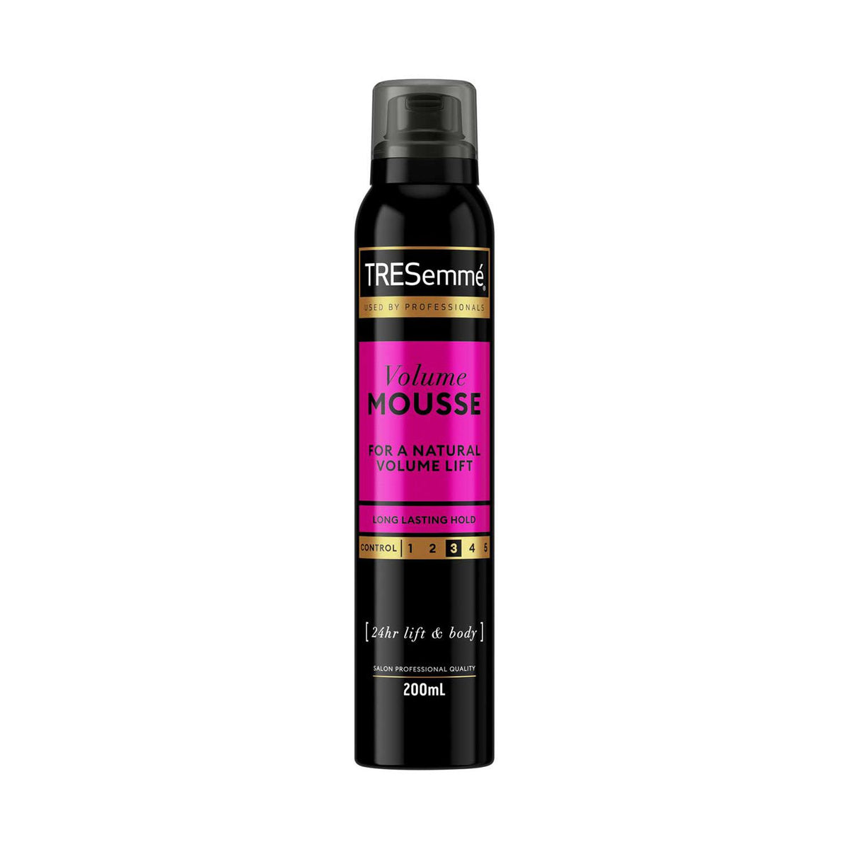 TRESemmé hair mousse 24hr Lift & Body 200ml, imported from the UK