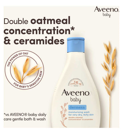 AVEENO Baby Dermexa Fuktighetsgivende vask 250ml