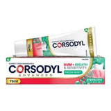 Corsodyl Gum Plus Breath and Sensitivity Toothpaste 75ml - British product