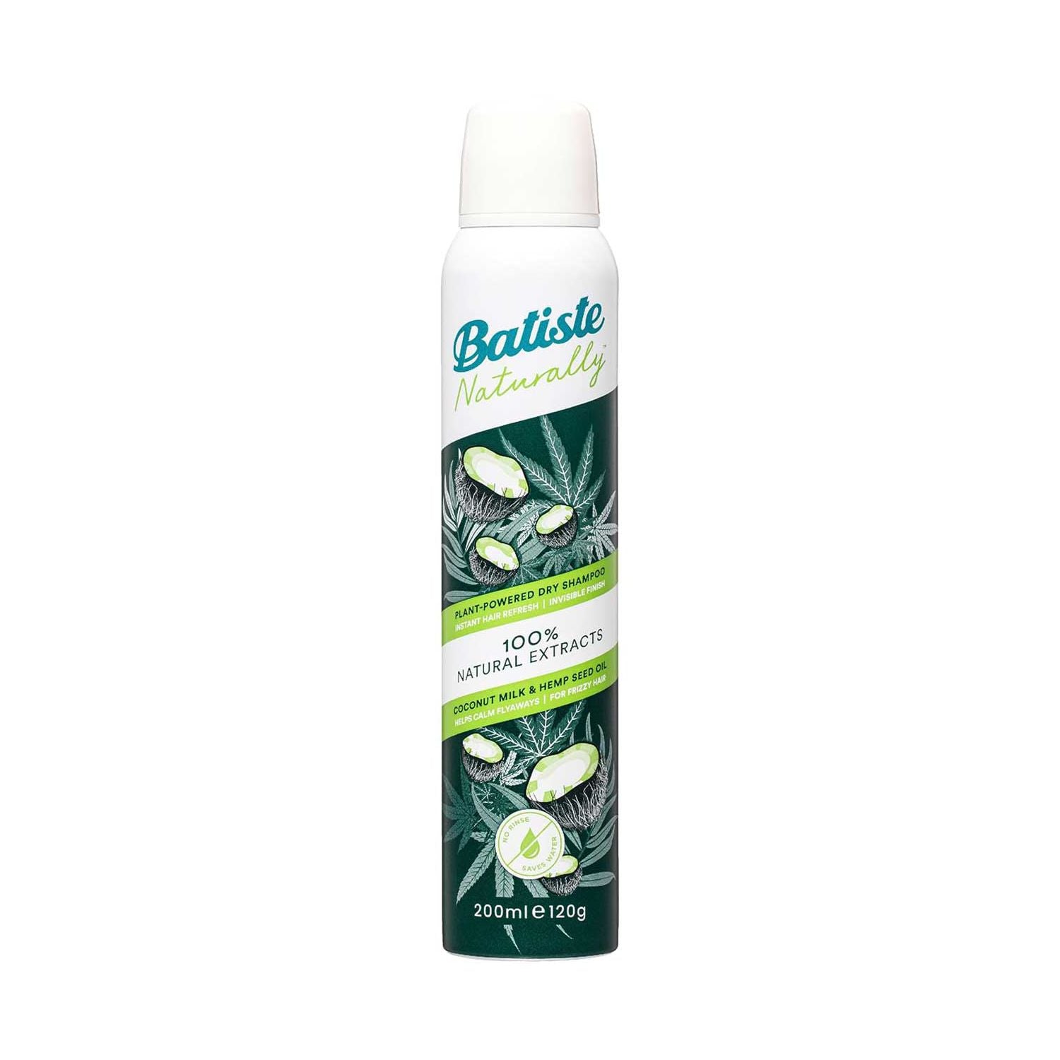 Batiste Dry Shampoo Coconut Milk Hemp Seed 200ml - British product