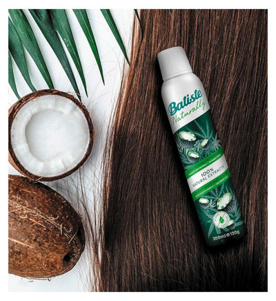 Batiste Shampooing sec Naturel Lait de Coco & Huile de Chanvre 200ml