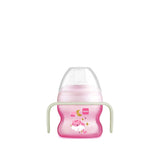 MAM starter cup pink glow handles 150ml, imported from the UK