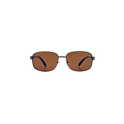 Boots Herren Polarisierte Sonnenbrille Braun Gestell