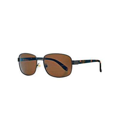 Boots Herren Polarisierte Sonnenbrille Braun Gestell