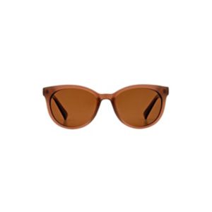 Boots Polarised Sunglasses für Damen Milky Brown Preppy Rundes Gestell
