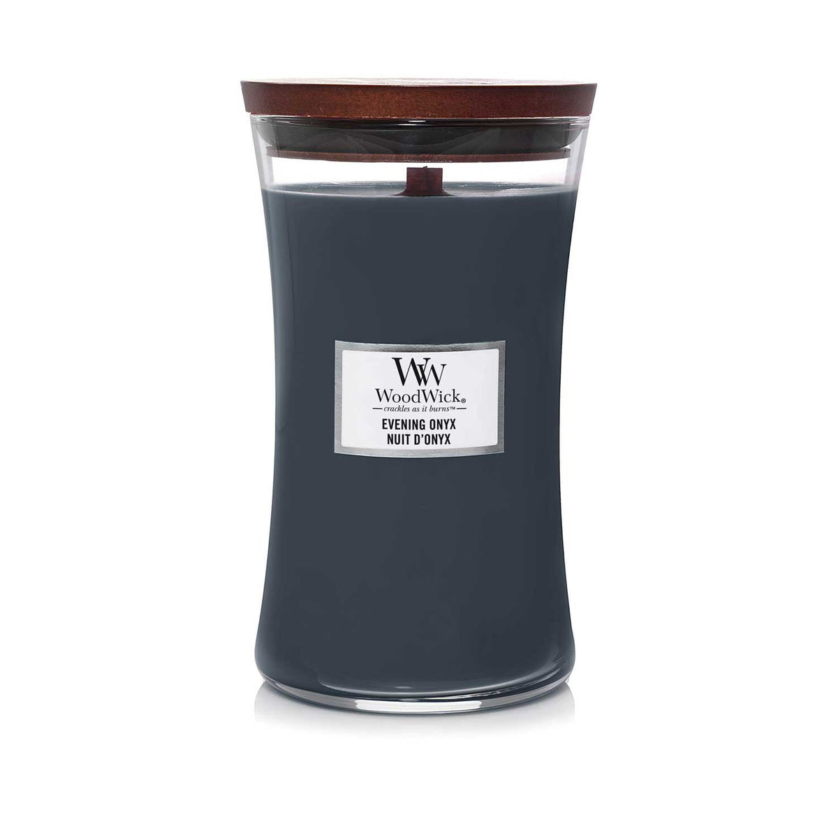 Woodwick Evening Onyx large candle - British product