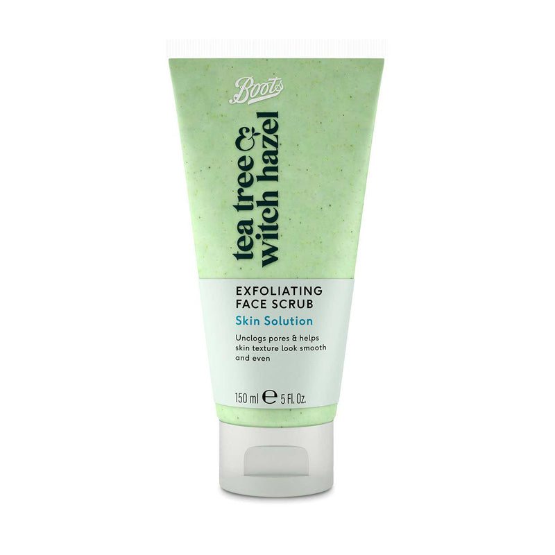 Boots Tea Tree & Witch Hazel Face Scrub 150ml - British product