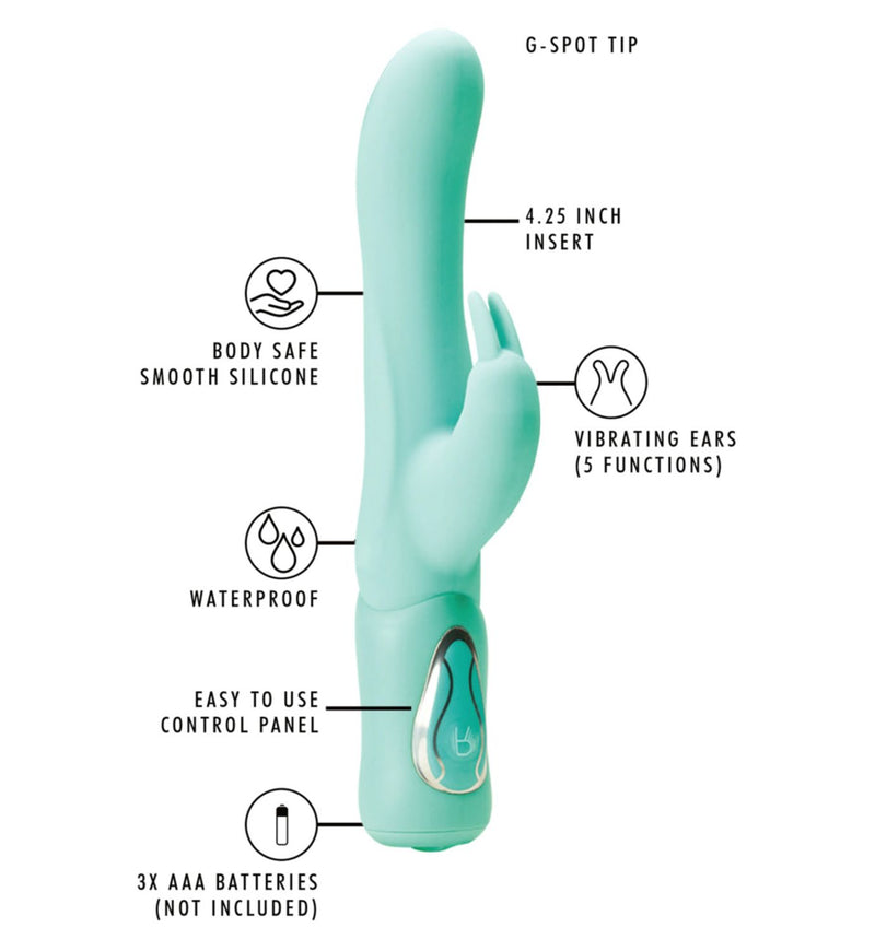 Ann Summers Rabbit Vibrator Aqua One Design - British product