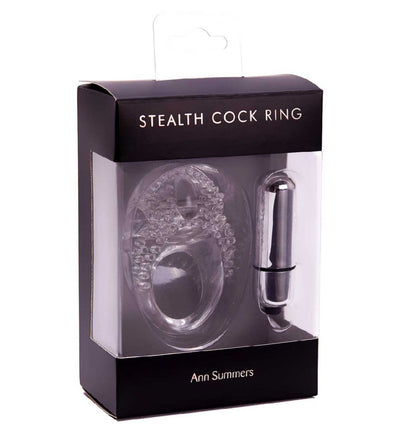 Ann Summers Stealth Cock Ring Klar Vibrerende 1-tommers