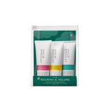 Philip Kingsley Nourish & Volume hair care travel set, imported from the UK