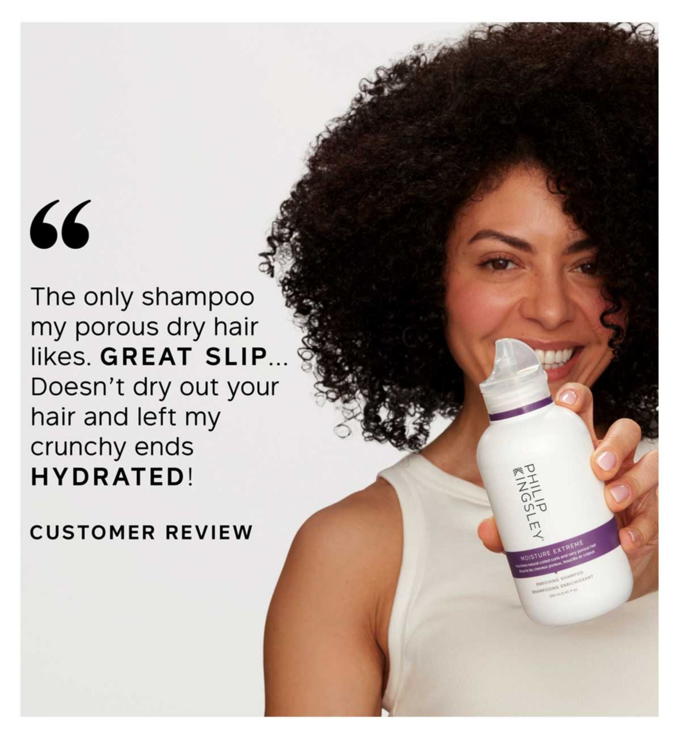 Philip Kingsley Moisture Extreme Shampoo 250ml, imported from the UK