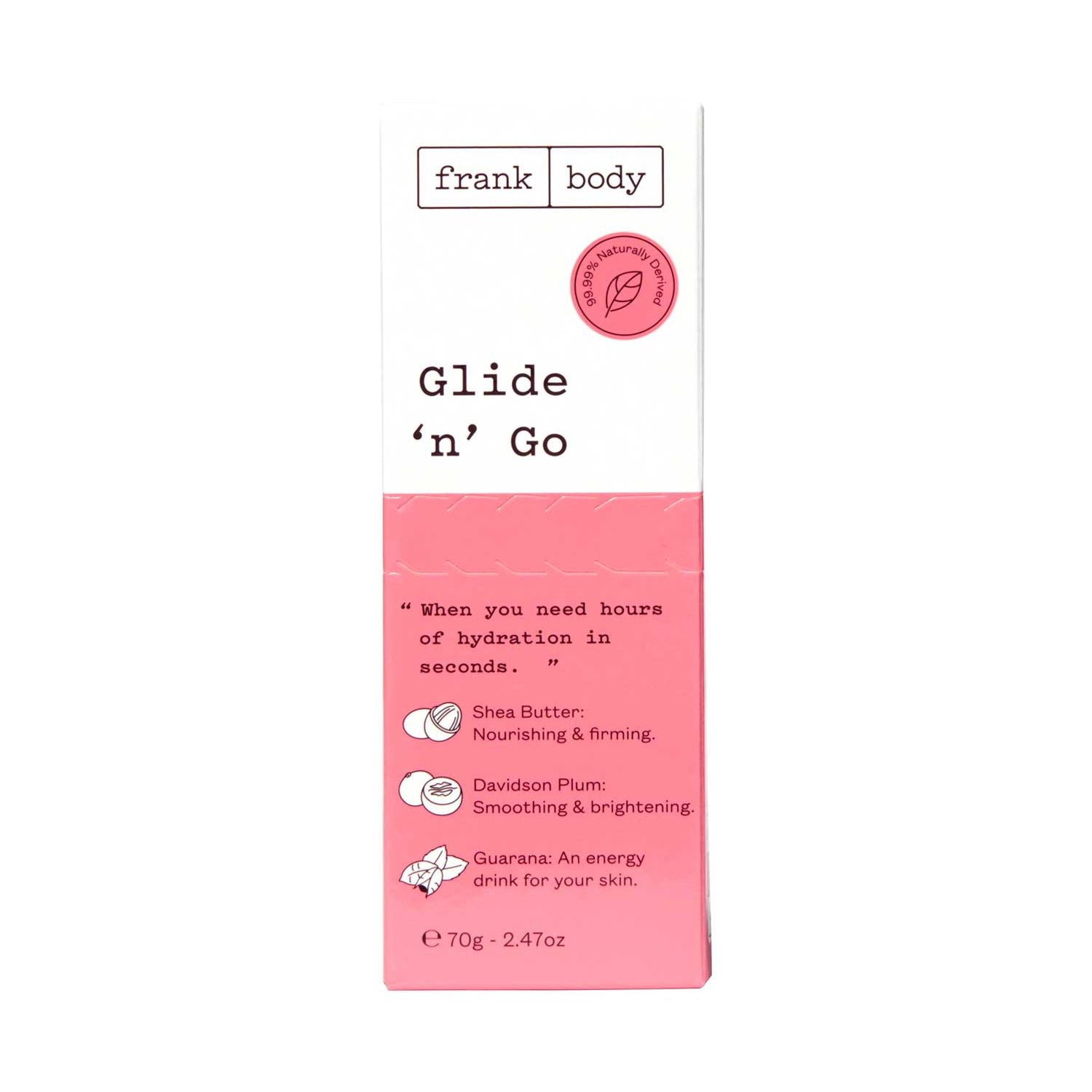 Frank Body Glide 'N' Go body oil stick 70g - British product