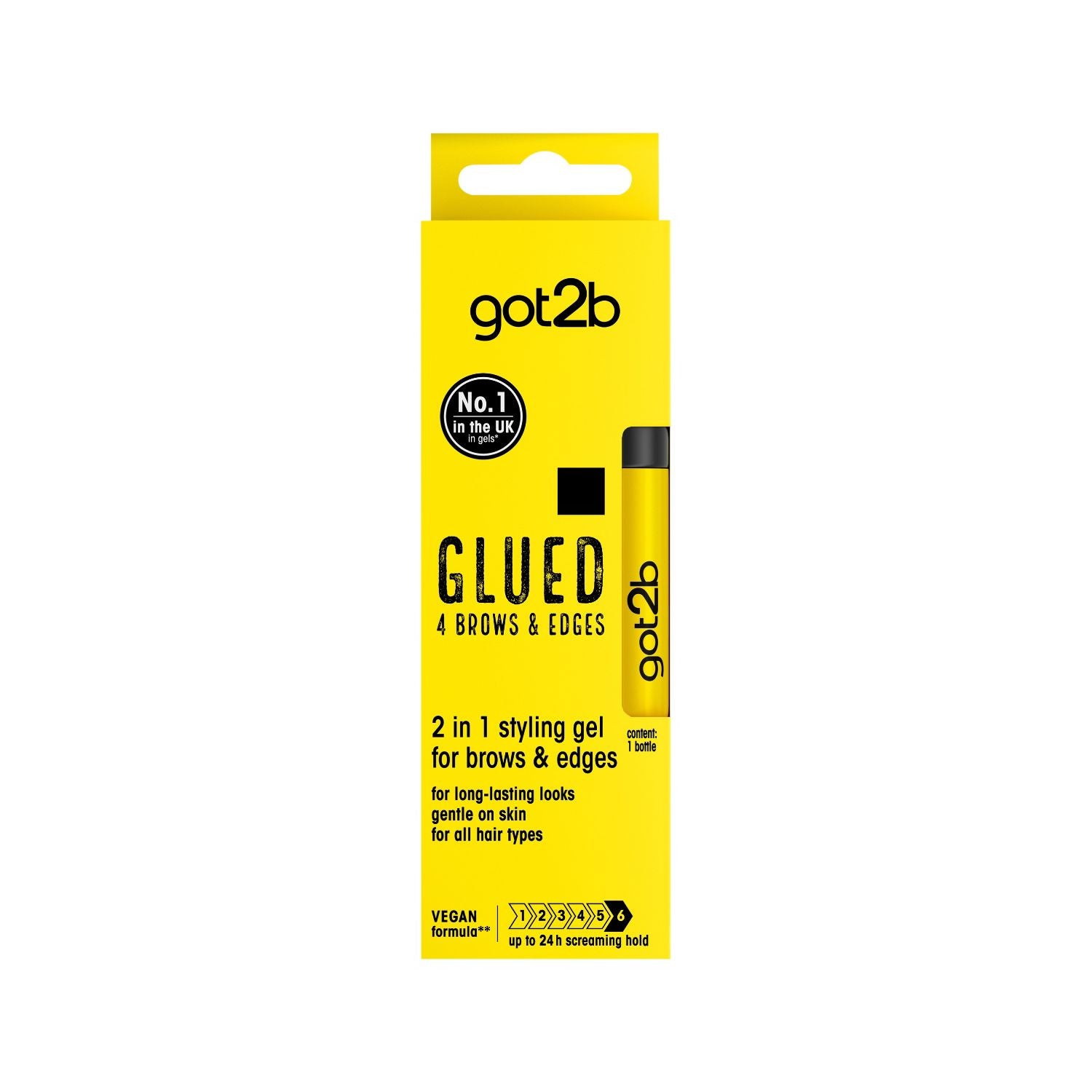 got2b Glued 4 Brows & Edges 2in1 Gel 16ml - British product