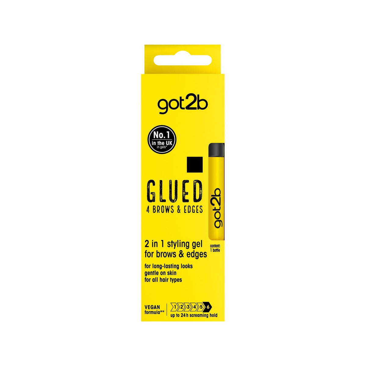 got2b Glued 4 Brows & Edges 2in1 Gel 16ml - British product