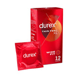 Durex Thin Feel XL condoms wide fit 12 pack - British product