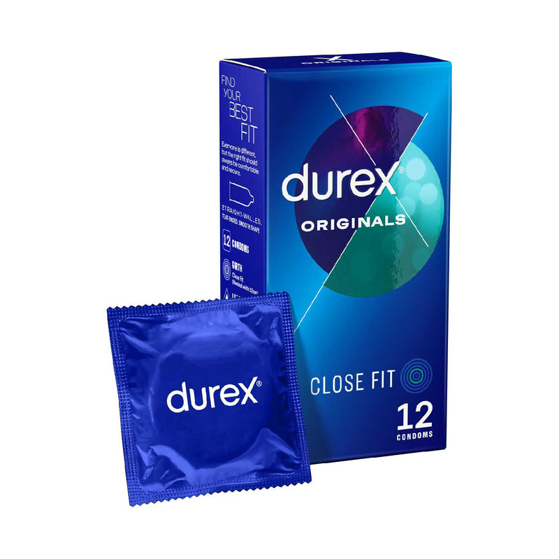 Durex Originals Close Fit condoms 12 pack - British product