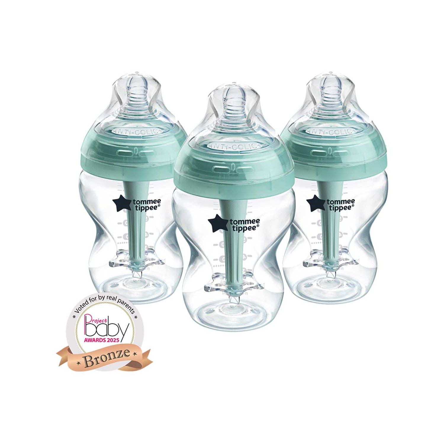 Tommee Tippee advanced anti-colic baby bottle pack of 3, imported from the UK