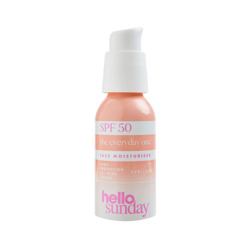 Hello Sunday face moisturiser sunscreen SPF50 50ml, UK version