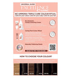 L'Oreal Paris Excellence Nudes 2U Darkest Brown hair dye - British product