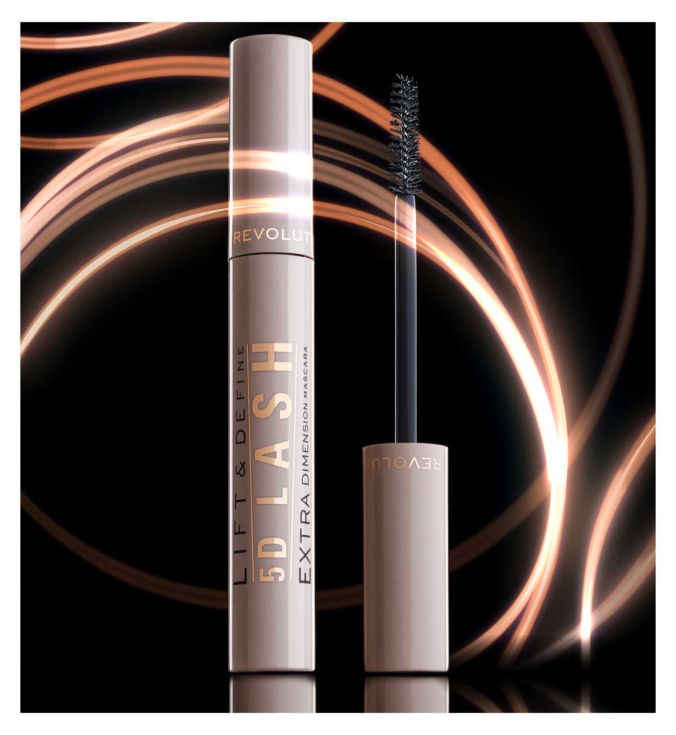 Revolution 5D extreme extension mascara black - British product