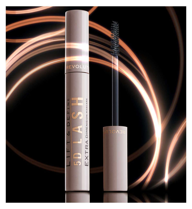 Revolution 5D extreme extension mascara black - British product