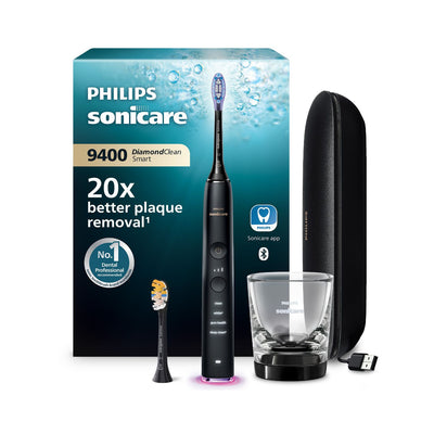 Boots Philips Sonicare DiamondClean 9400 Smart Electric Toothbrush with Black Travel Case- Buy online at McGrocer