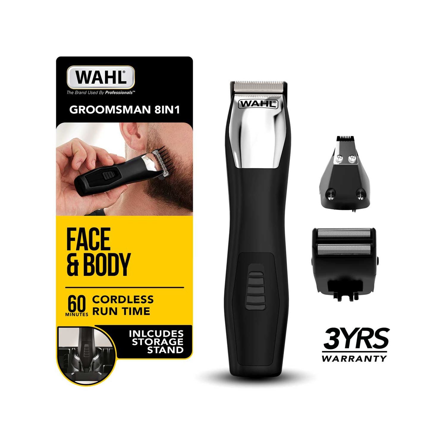 Wahl Groomsman 8-in-1 multigroomer grooming kit, UK version