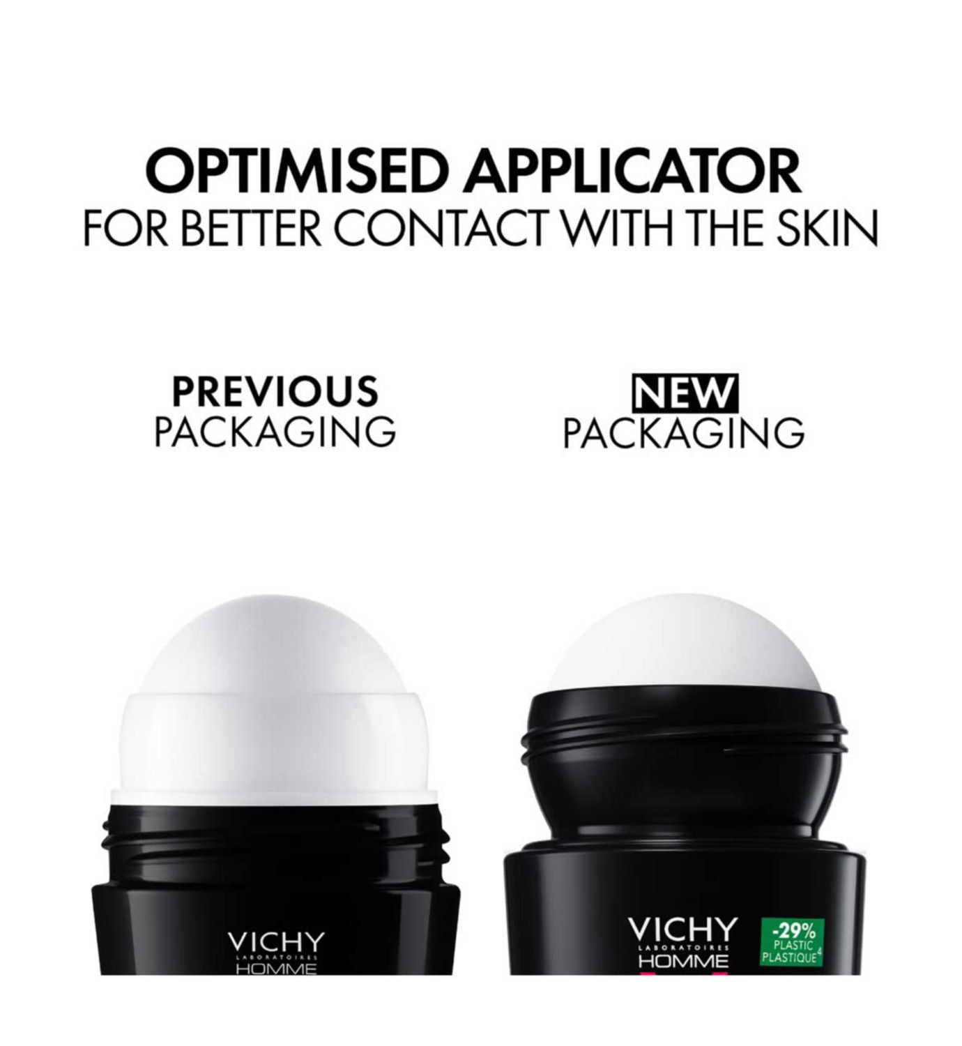 Vichy 96hr roll-on deodorant clinical control 50ml, UK version