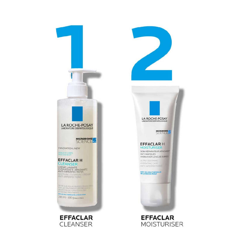 La Roche-Posay Effaclar H Iso-biome soothing moisturising cream 40ml (British brand)