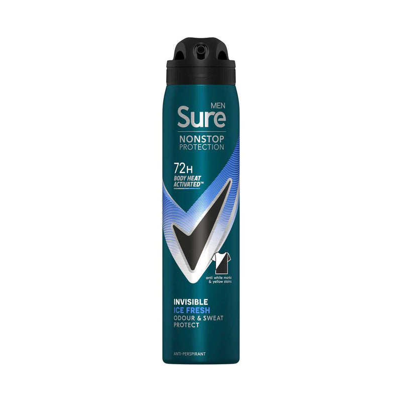 Sure antiperspirant Invisible Ice Fresh 250ml - British product