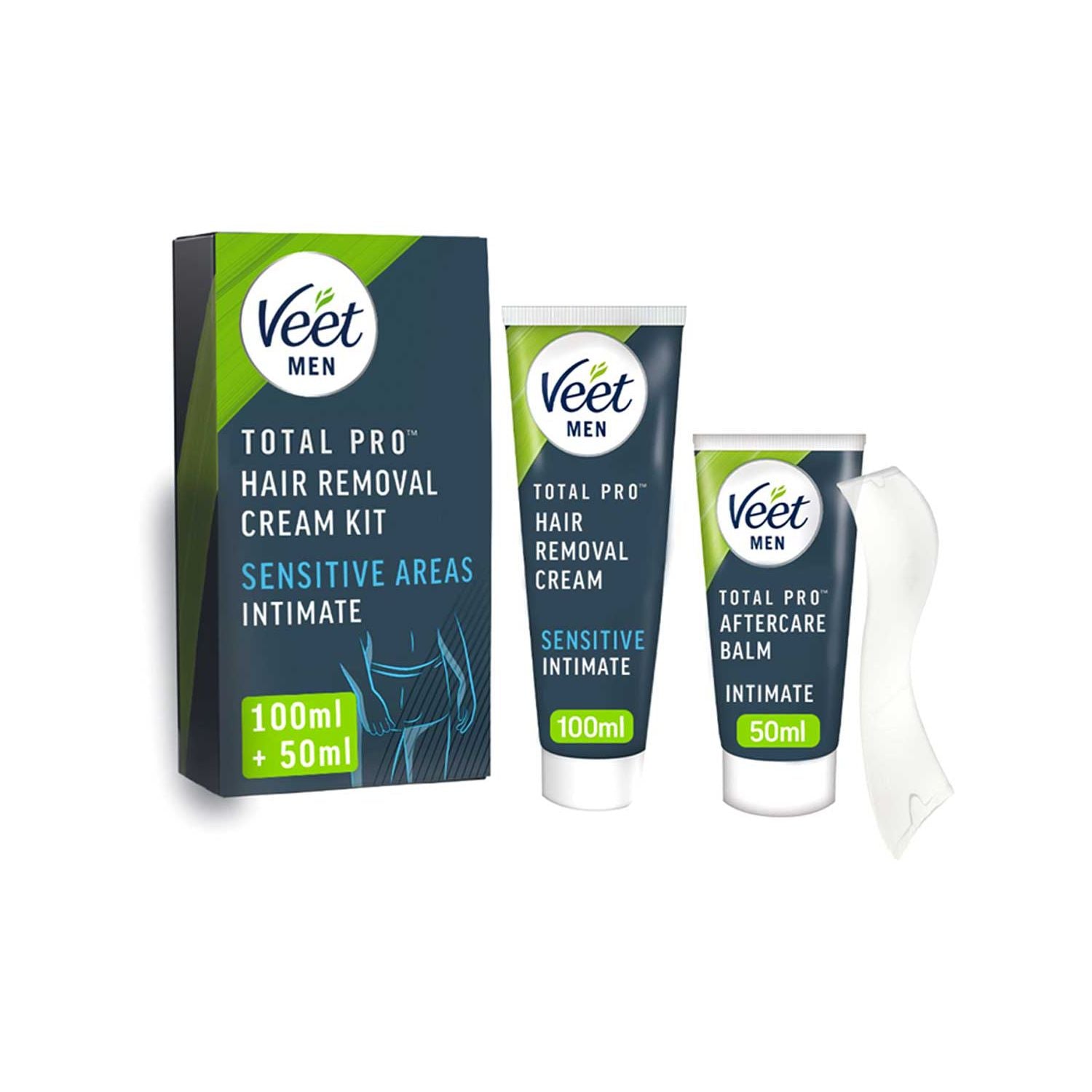 Veet men intimate hair removal cream kit - imported from the UK