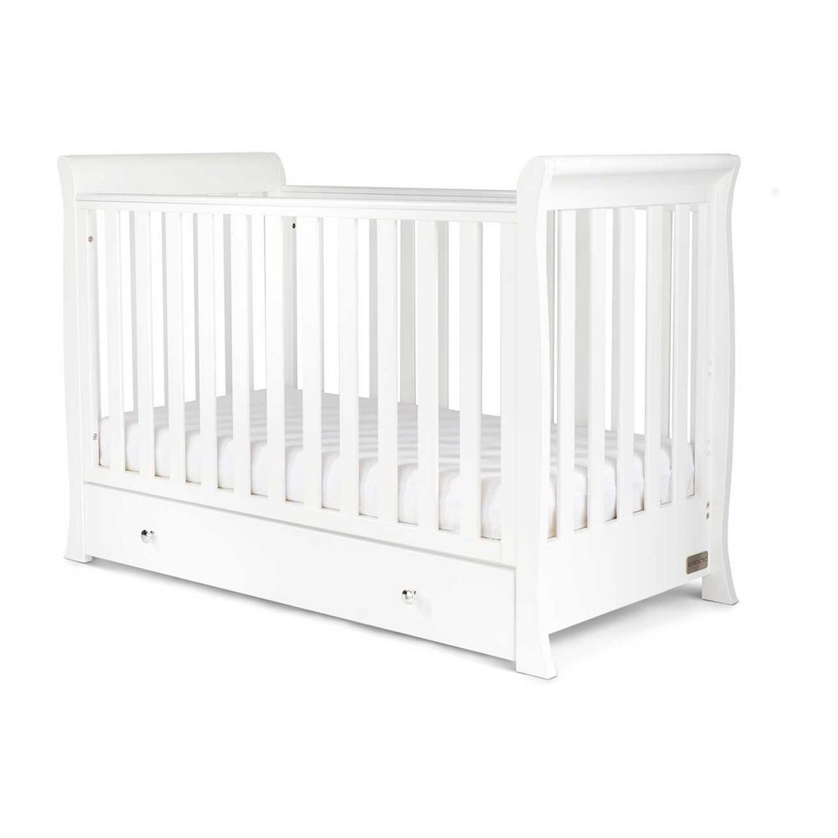 Ickle Bubba Snowdon 4 in 1 Mini Cot Bed and Sprung Mattress - White GOODS Boots   