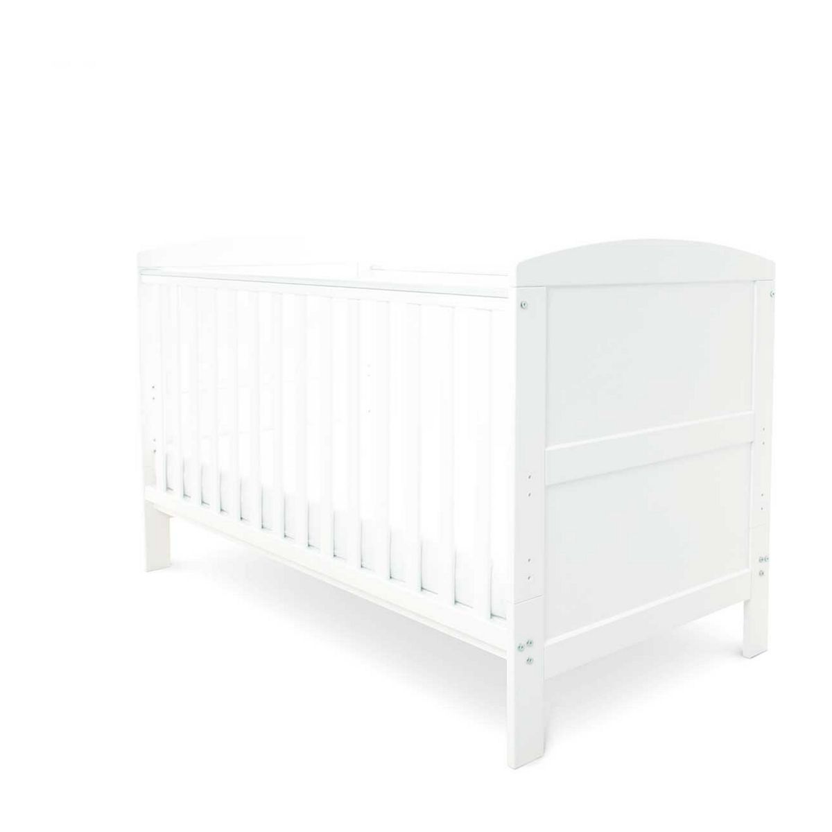 Ickle Bubba Coleby Classic Cot Bed and Deluxe Mattress - White GOODS Boots   