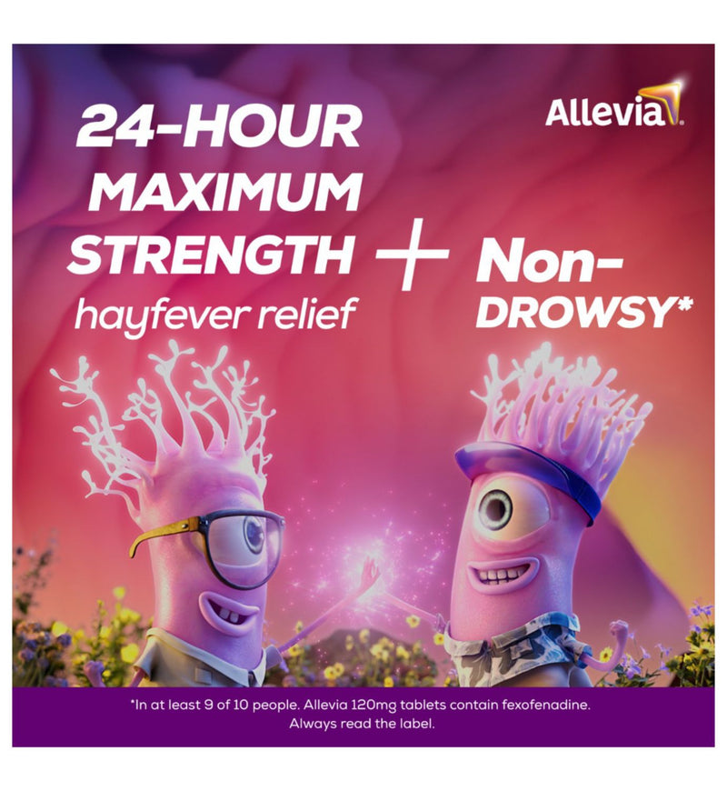 Allevia tablets 120mg 30 Tablets - British product