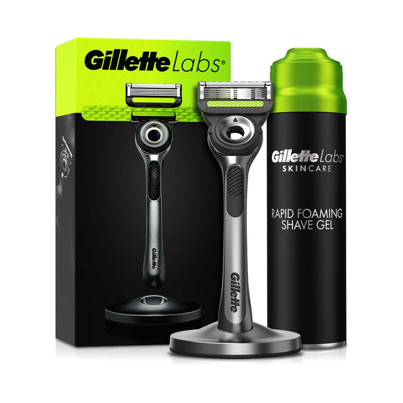 Gillette Labs razor with exfoliating bar starter set - British product