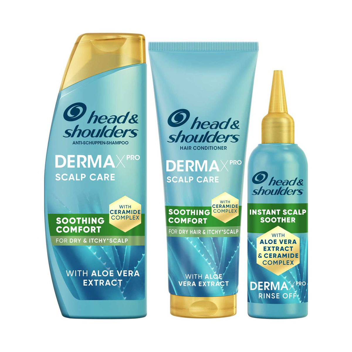 Head & Shoulders DERMAXPRO anti-dandruff hair bundle, UK version