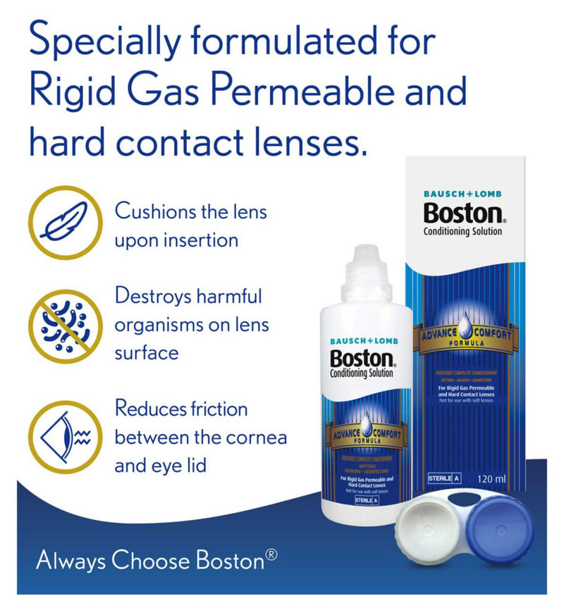 Bausch & Lomb Boston Advance Contact Lens Solution Multipack - British product
