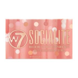 W7 Socialite Pressed Pigment Palette Blushing Nudes Øyesminke
