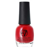 W7 Nail Polish Pillar Box Red 15ml (British brand)