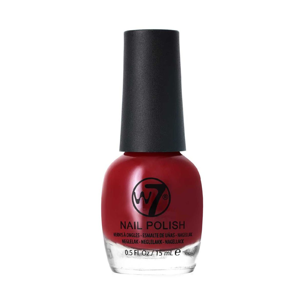 W7 nail polish crimson 15ml - British product